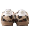 Adidas X Atmos Pink Gazelle Indoor “Trinity Leopard Warm Sandstone”