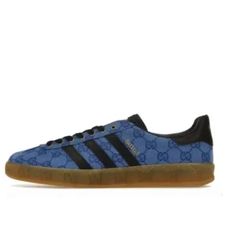 Adidas X Gucci Gazelle “Blue Gg Monogram”