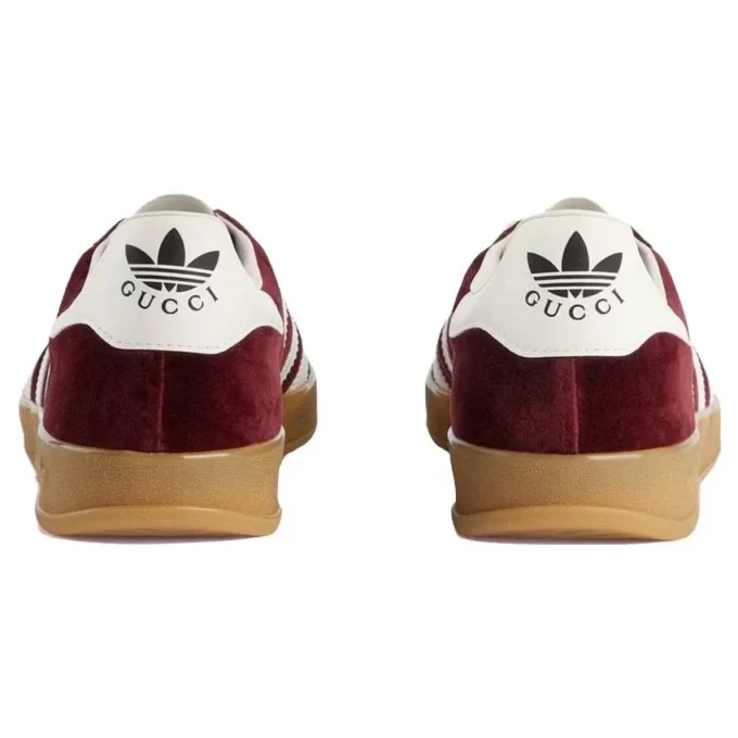 Adidas X Gucci Gazelle “Burgundy Velvet”