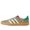Adidas X Gucci Gazelle Gg Supreme-schoenen “Beige Ebony Green”