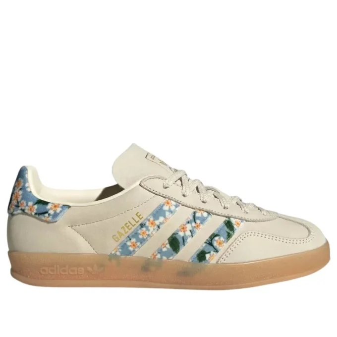Adidas X Liberty London Gazelle Indoor “Cream White Tactile Blue”