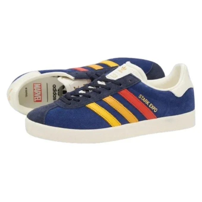 Adidas X Marvel Gazelle “Stark Industries Pack” Size? Exclusief