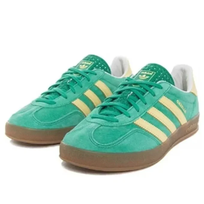 Adidasoriginal Gazelle Indoor “Green Yellow Tan”