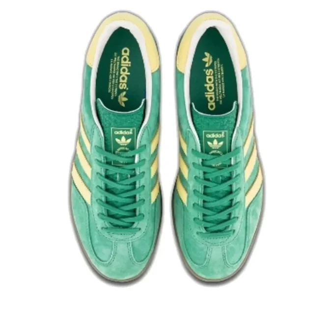 Adidasoriginal Gazelle Indoor “Green Yellow Tan”
